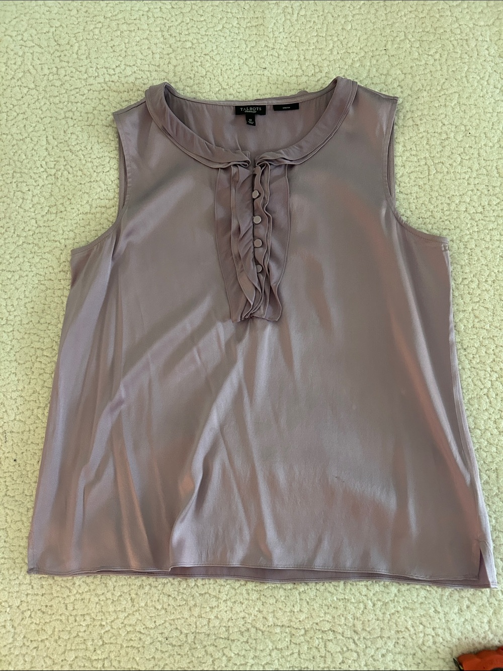 Talbots Sleeveless Blouse Size 12